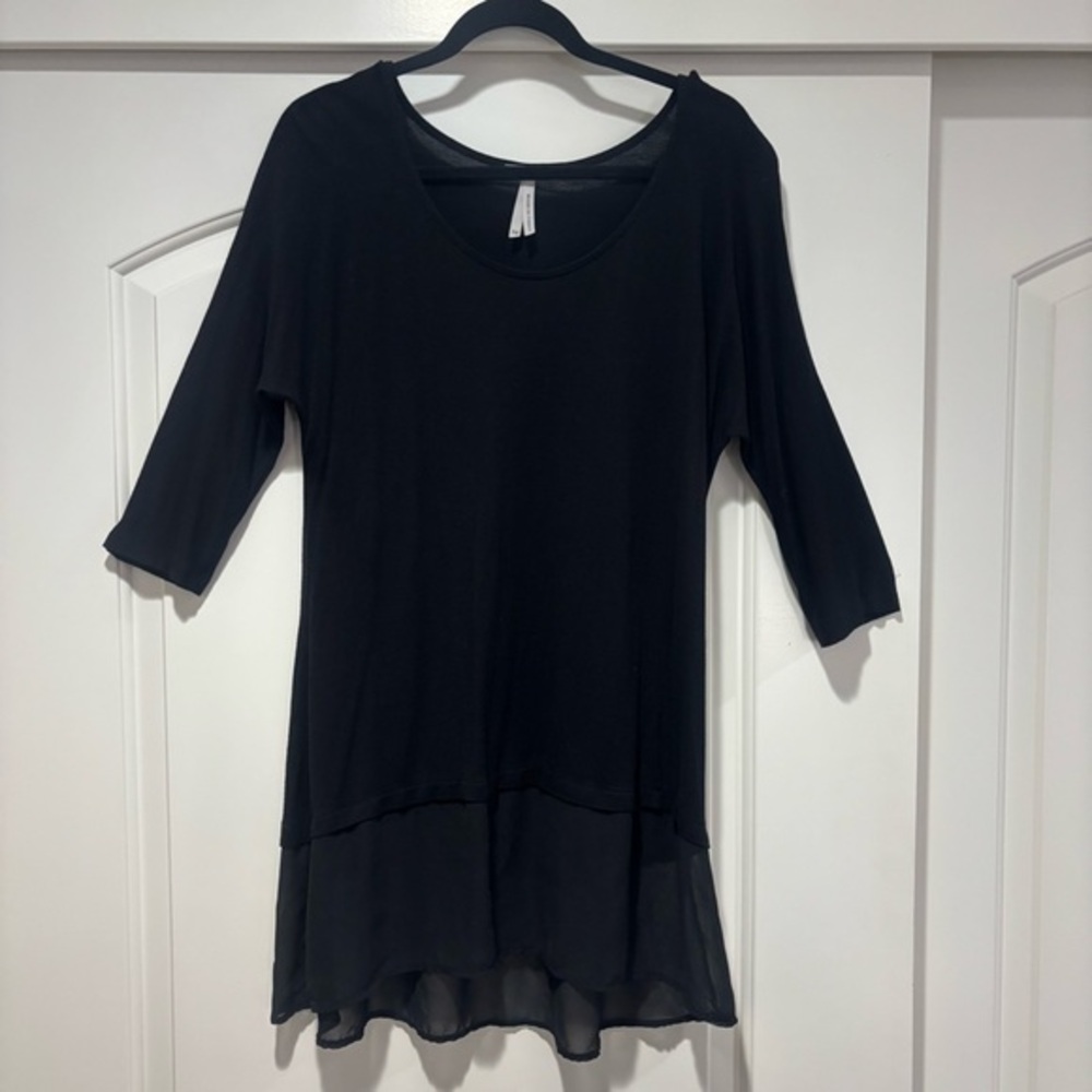 Dantelle Black‎ Tunic Top